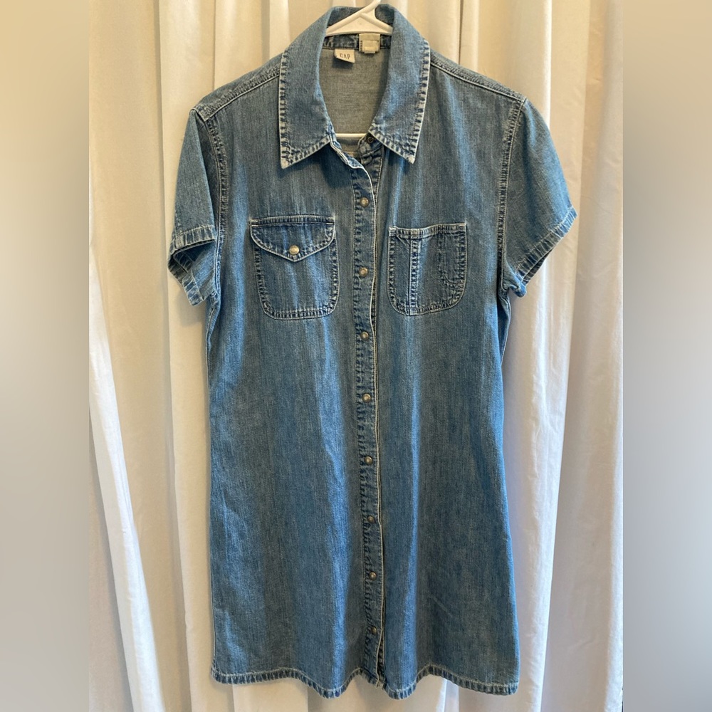 GAP denim dress size 10